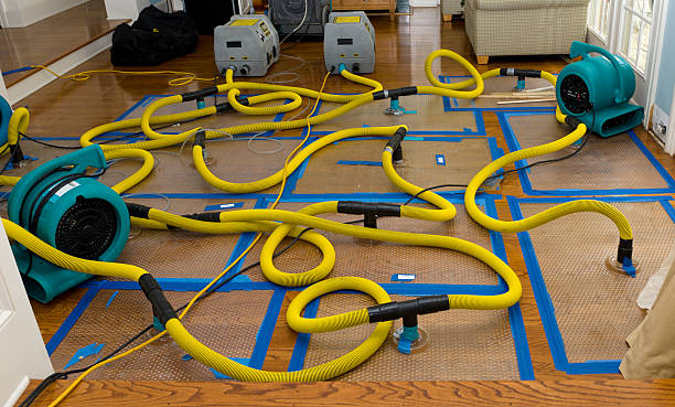 Professional Crawl Space Water Removal technician working in Raymond, CA